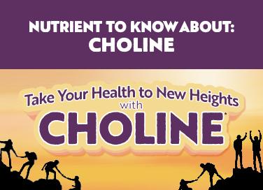 Nutrient To Know About - Choline