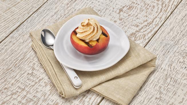 Grilled Peaches with Creamy Toppings - fourth image